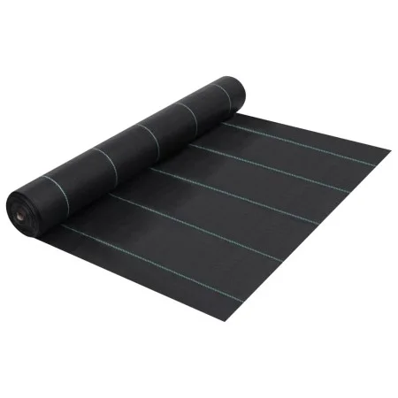 Unkraut- und Wurzelschutzmatte PP schwarz 1x50 m von vidaXL, Anti-Unkraut-Netze - Ref: Foro24-313061, Preis: 40,24 €, Rabatt: %