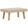 Beige synthetic rattan garden coffee table by vidaXL, Garden tables - Ref: Foro24-310221, Price: 49,46 €, Discount: %
