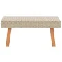 Beige synthetic rattan garden coffee table by vidaXL, Garden tables - Ref: Foro24-310221, Price: 49,46 €, Discount: %