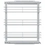 Abnehmbarer Küchenkorb 3 Ebenen Silber 47x15,5x55,5 cm von vidaXL, Behälter für Küchenutensilien - Ref: Foro24-50968, Preis: ...