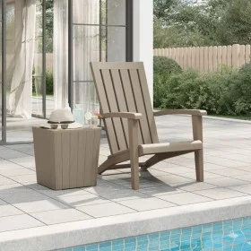 Hellbrauner Adirondack-Gartenstuhl aus Polypropylen von vidaXL, Gartenstühle - Ref: Foro24-364166, Preis: 122,88 €, Rabatt: %