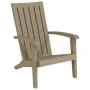 Hellbrauner Adirondack-Gartenstuhl aus Polypropylen von vidaXL, Gartenstühle - Ref: Foro24-364166, Preis: 122,88 €, Rabatt: %