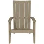 Hellbrauner Adirondack-Gartenstuhl aus Polypropylen von vidaXL, Gartenstühle - Ref: Foro24-364166, Preis: 122,88 €, Rabatt: %