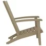 Hellbrauner Adirondack-Gartenstuhl aus Polypropylen von vidaXL, Gartenstühle - Ref: Foro24-364166, Preis: 122,88 €, Rabatt: %