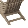 Hellbrauner Adirondack-Gartenstuhl aus Polypropylen von vidaXL, Gartenstühle - Ref: Foro24-364166, Preis: 122,88 €, Rabatt: %