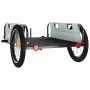Fahrradanhänger aus Eisen und grauem Oxford-Stoff von vidaXL, Fahrradanhänger - Ref: Foro24-94175, Preis: 100,20 €, Rabatt: %