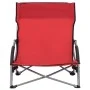 Klappbare Strandkörbe 2 Einheiten aus rotem Stoff von vidaXL, Gartenstühle - Ref: Foro24-312490, Preis: 63,55 €, Rabatt: %