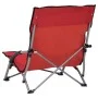 Klappbare Strandkörbe 2 Einheiten aus rotem Stoff von vidaXL, Gartenstühle - Ref: Foro24-312490, Preis: 63,55 €, Rabatt: %