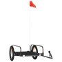 Fahrradanhänger aus schwarzem Eisen 126x63x34 cm von vidaXL, Fahrradanhänger - Ref: Foro24-94202, Preis: 79,75 €, Rabatt: %
