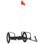 Remolque para bicicletas hierro negro 126x63x34 cm de vidaXL, Remolques para bicicletas - Ref: Foro24-94202, Precio: 77,88 €,...