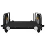 Remolque para bicicletas hierro negro 126x63x34 cm de vidaXL, Remolques para bicicletas - Ref: Foro24-94202, Precio: 77,88 €,...
