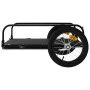 Remolque para bicicletas hierro negro 126x63x34 cm de vidaXL, Remolques para bicicletas - Ref: Foro24-94202, Precio: 77,88 €,...