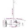 Fahrradanhänger aus schwarzem Eisen 126x63x34 cm von vidaXL, Fahrradanhänger - Ref: Foro24-94202, Preis: 77,88 €, Rabatt: %