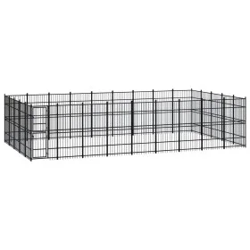 Outdoor steel kennel 41.47 m² by vidaXL, Dog kennels and fences - Ref: Foro24-3097993, Price: 1,00 €, Discount: %