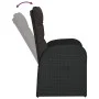 Sillas reclinables de jardín y cojines 2 uds ratán PE negro by vidaXL, Garden chairs - Ref: Foro24-46065, Price: 318,29 €, Di...
