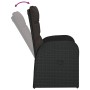 Sillas reclinables de jardín y cojines 2 uds ratán PE negro by vidaXL, Garden chairs - Ref: Foro24-46065, Price: 339,55 €, Di...