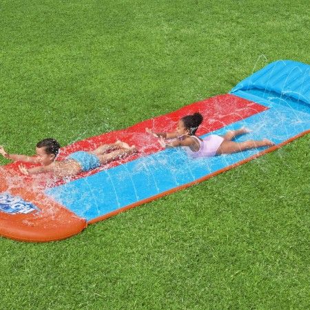 Bestway Double Lane H2OGO Water Slide by Bestway, Water slides for swimming pools - Ref: Foro24-93320, Price: 32,82 €, Discou...