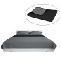 Double-sided quilted bedspread 170x210 cm gray and black by vidaXL, Bedspreads and duvets - Ref: Foro24-132965, Price: 24,62 ...