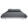 Double-sided quilted bedspread 170x210 cm gray and black by vidaXL, Bedspreads and duvets - Ref: Foro24-132965, Price: 24,62 ...