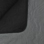 Double-sided quilted bedspread 170x210 cm gray and black by vidaXL, Bedspreads and duvets - Ref: Foro24-132965, Price: 24,62 ...