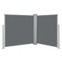 Anthracite gray retractable side awning 100x600 cm by vidaXL, Umbrellas - Ref: Foro24-48444, Price: 97,01 €, Discount: %