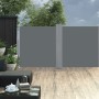 Toldo lateral retráctil gris antracita 100x600 cm de vidaXL, Sombrillas - Ref: Foro24-48444, Precio: 98,37 €, Descuento: %