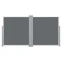 Anthracite gray retractable side awning 100x600 cm by vidaXL, Umbrellas - Ref: Foro24-48444, Price: 97,01 €, Discount: %