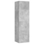 TV-Schrank aus betongrauem Sperrholz, 30,5 x 30 x 110 cm von vidaXL, TV-Möbel - Ref: Foro24-803370, Preis: 61,72 €, Rabatt: %