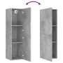 Mueble de TV madera contrachapada gris hormigón 30,5x30x110 cm de vidaXL, Muebles TV - Ref: Foro24-803370, Precio: 60,67 €, D...