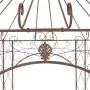 Pérgola de jardín marrón antiguo 400x258x378 cm hierro de vidaXL, Carpas y cenadores - Ref: Foro24-314000, Precio: 891,37 €, ...