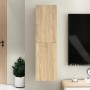 TV-Schrank aus eichenfarbenem Sperrholz, 30,5 x 30 x 110 cm von vidaXL, TV-Möbel - Ref: Foro24-803368, Preis: 59,41 €, Rabatt: %