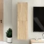 TV-Schrank aus eichenfarbenem Sperrholz, 30,5 x 30 x 110 cm von vidaXL, TV-Möbel - Ref: Foro24-803368, Preis: 58,41 €, Rabatt: %