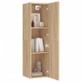 TV-Schrank aus eichenfarbenem Sperrholz, 30,5 x 30 x 110 cm von vidaXL, TV-Möbel - Ref: Foro24-803368, Preis: 59,41 €, Rabatt: %