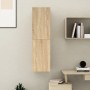 TV-Schrank aus eichenfarbenem Sperrholz, 30,5 x 30 x 110 cm von vidaXL, TV-Möbel - Ref: Foro24-803368, Preis: 59,41 €, Rabatt: %