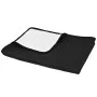Double-sided quilted bedspread 170x210 cm black and white by vidaXL, Bedspreads and duvets - Ref: Foro24-132968, Price: 20,40...