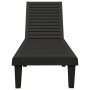 Tumbonas de polipropileno negro 2 unidades 155x58x83 cm de vidaXL, Tumbonas - Ref: Foro24-364148, Precio: 314,96 €, Descuento: %