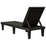 Tumbonas de polipropileno negro 2 unidades 155x58x83 cm de vidaXL, Tumbonas - Ref: Foro24-364148, Precio: 314,96 €, Descuento: %