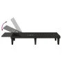Tumbonas de polipropileno negro 2 unidades 155x58x83 cm de vidaXL, Tumbonas - Ref: Foro24-364148, Precio: 309,08 €, Descuento: %