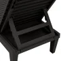 Tumbonas de polipropileno negro 2 unidades 155x58x83 cm de vidaXL, Tumbonas - Ref: Foro24-364148, Precio: 309,08 €, Descuento: %
