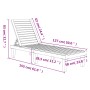Tumbonas de polipropileno negro 2 unidades 155x58x83 cm de vidaXL, Tumbonas - Ref: Foro24-364148, Precio: 314,96 €, Descuento: %