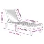 Tumbonas de polipropileno negro 2 unidades 155x58x83 cm de vidaXL, Tumbonas - Ref: Foro24-364148, Precio: 309,08 €, Descuento: %