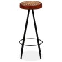 Kitchen bar stools, set of 4, genuine leather. by vidaXL, Kitchen stools - Ref: Foro24-245448, Price: 282,47 €, Discount: %