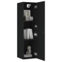 Schwarzer TV-Wandschrank aus Sperrholz, 30,5 x 30 x 110 cm von vidaXL, TV-Möbel - Ref: Foro24-803364, Preis: 69,67 €, Rabatt: %