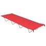 Campingbett Oxford-Stoff und roter Stahl 180x60x19 cm von vidaXL, Kinderbetten - Ref: Foro24-312480, Preis: 35,22 €, Rabatt: %