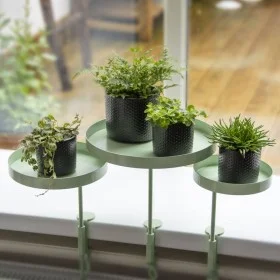 Esschert Design Round Green Plant Tray with Clamp L by Esschert Design, Decorative trays - Ref: Foro24-441021, Price: 22,08 €...