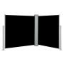 Toldo lateral retráctil negro 100x600 cm de vidaXL, Sombrillas - Ref: Foro24-48442, Precio: 85,17 €, Descuento: %