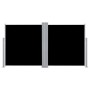 Toldo lateral retráctil negro 100x600 cm de vidaXL, Sombrillas - Ref: Foro24-48442, Precio: 85,17 €, Descuento: %