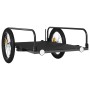 Remolque para bicicletas hierro negro 135x70x37 cm de vidaXL, Remolques para bicicletas - Ref: Foro24-94203, Precio: 86,49 €,...