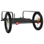 Remolque para bicicletas hierro negro 135x70x37 cm de vidaXL, Remolques para bicicletas - Ref: Foro24-94203, Precio: 82,80 €,...