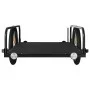 Remolque para bicicletas hierro negro 135x70x37 cm de vidaXL, Remolques para bicicletas - Ref: Foro24-94203, Precio: 82,80 €,...